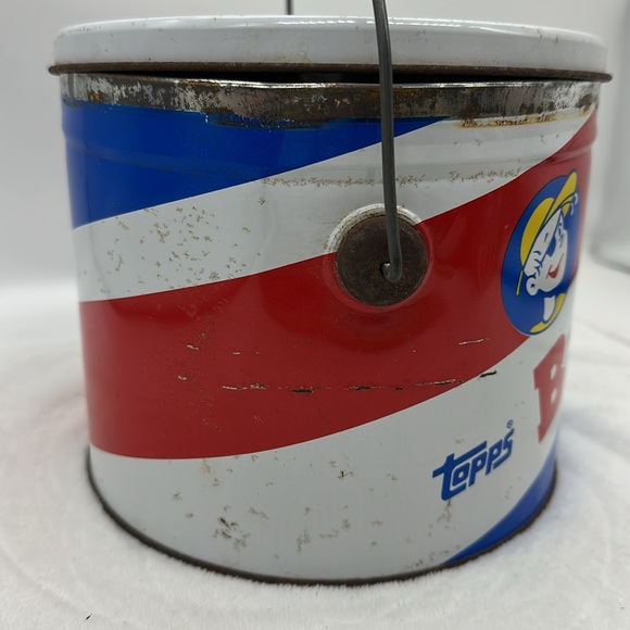 Vintage Bazooka Bubble Gum 1991 Large Metal/Tin Pail w/Handle - Picture 7 of 8